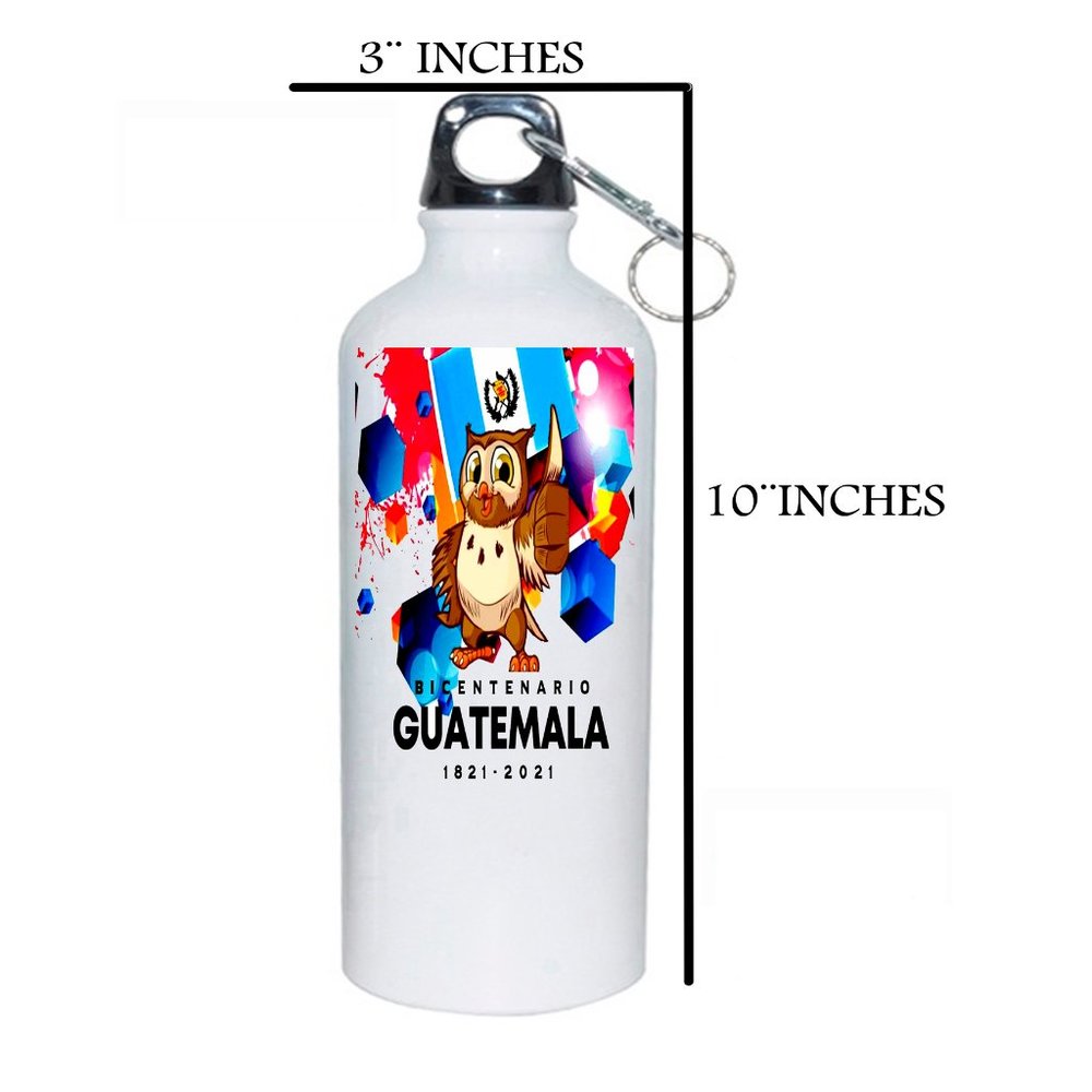 WATER BOTTLE  24 oz   Bicentenario Guatemala 1821
